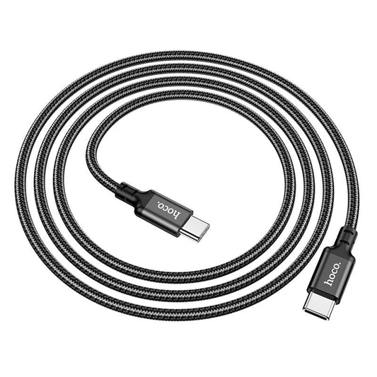 Hoco Double Speed 60W Charging Data Cable Type-C to Type-C 1m X14
