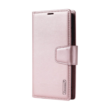 Compatible with Samsung S26 Plus 2026 Hanman Miro Leather 2-in-1 Wallet Case with Magnetic Back