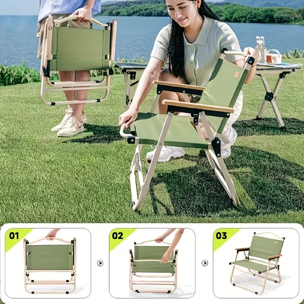 URBAN WAVE Kermit Folding Chair YQ7311
