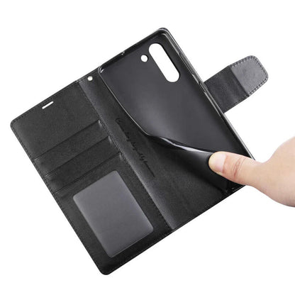 Hanman Mill Series Leather Wallet Flip Case Compatible with OPPO A60 2024