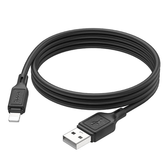 Hoco Cool Silicone USB-A to Lightning Charging Data Cable X90