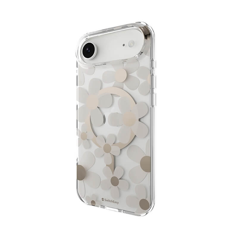 Compatible with iPhone 17 Air Fleur 3D Patterned Series Shockproof Magnetic Phone Case