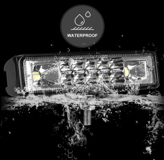 2Pcs 6 Inch LED work light inspection Car light 120W Led Pods Light Bar Slim