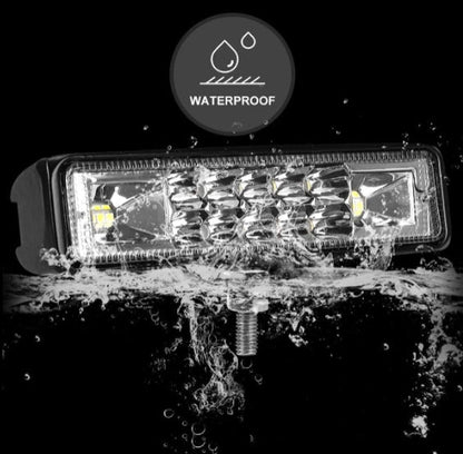 2Pcs 6 Inch LED work light inspection Car light 120W Led Pods Light Bar Slim