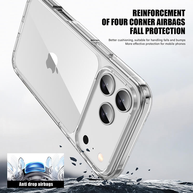 Aurora Series Crystal Transparent Compatible with iPhone 17 Pro Case
