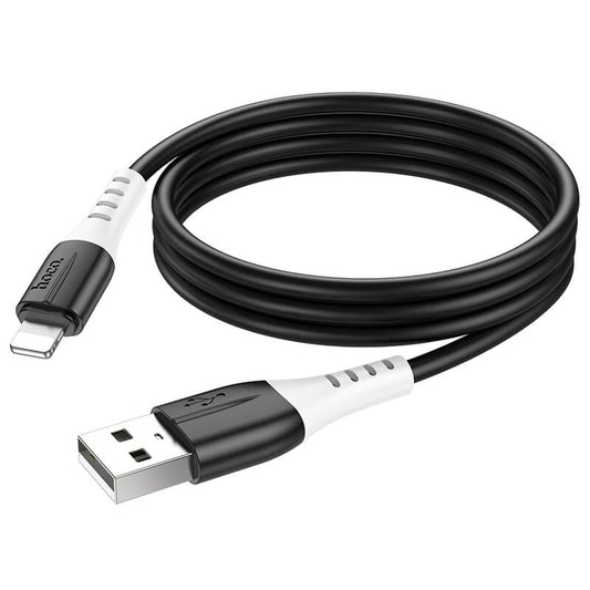 Hoco Silicone Charging Data Cable USB-A to Lightning 1m X82