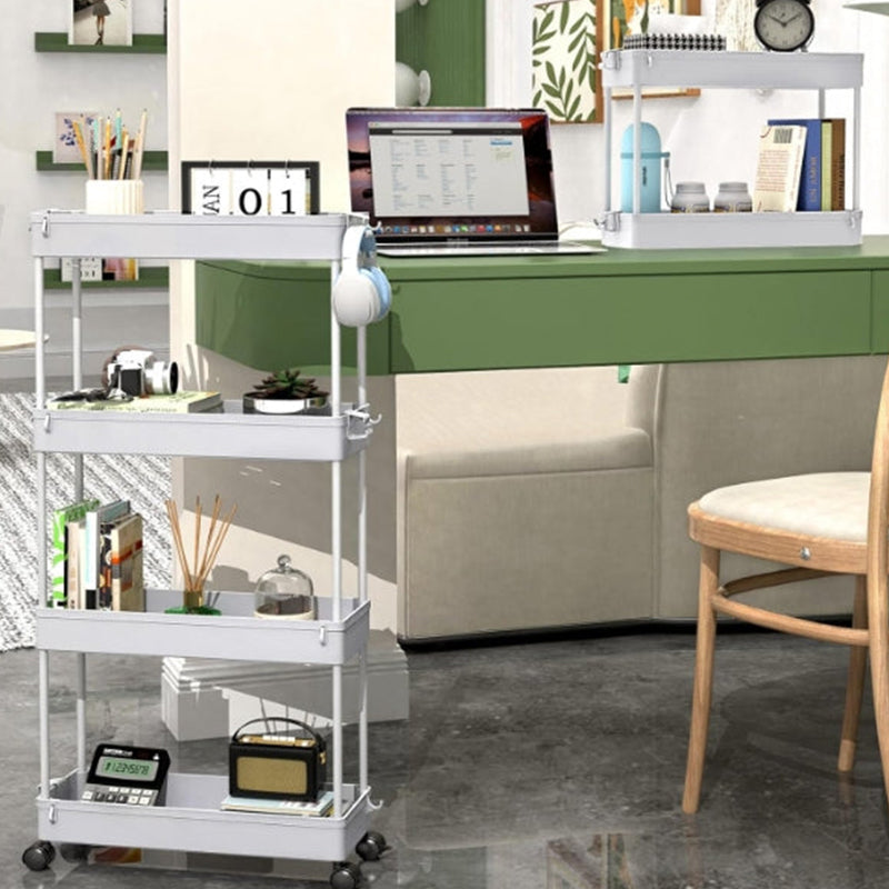 4 Tiers Kitchen Bathroom Rack Slim Space Saver Storage Shelf Shelves Toilet... S