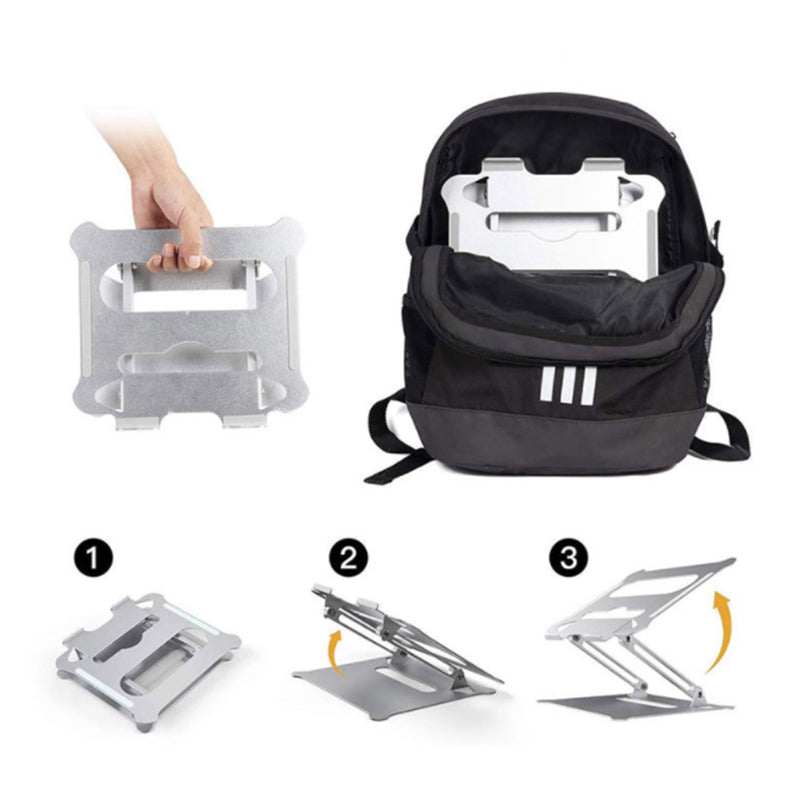 Portable Laptop Computer Stand & Multi-Angle Stand with Heat-Vent