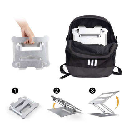 Portable Laptop Computer Stand & Multi-Angle Stand with Heat-Vent