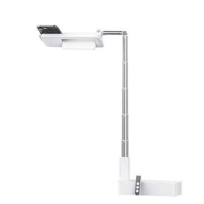 Portable Phone Holder Selfie Stick with Light Desk LED Fill Lights Rechargeable