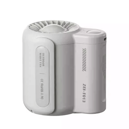 Mobie Outdoor Waist Clip Fan with Turbo Powerful Wind 10-Hour Battery F013
