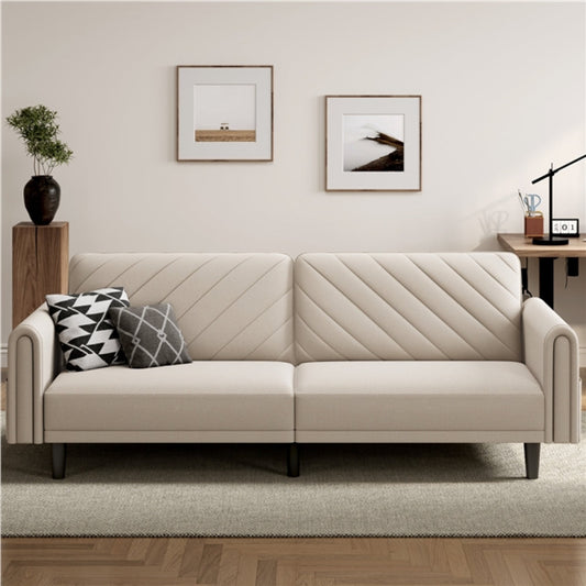 Fabric Convertible Sofa Bed