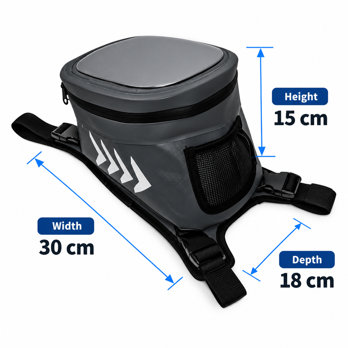 ECOTREK Motorcycle Tank Bag – Water-Resistant Touchscreen Phone Holder & Storage Bag BQF37503