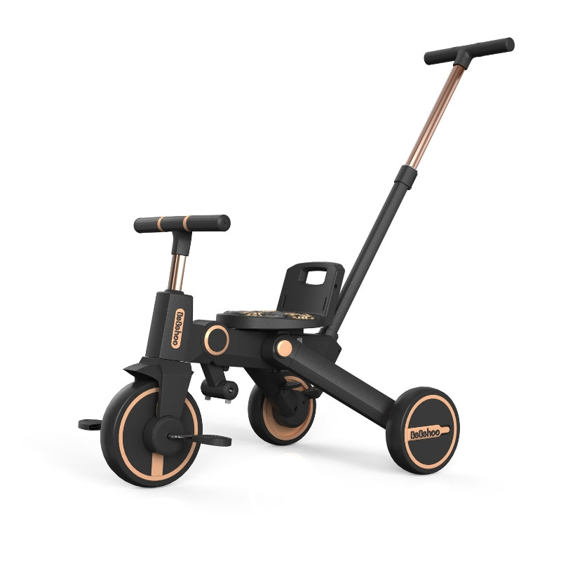 Birthday Gift-7 in1 Smart Folding Two-way Kid Trike Bike/ Stroller-Blue