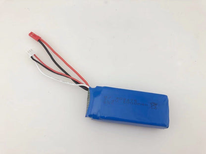 7.4V 2500mAh Red Li-Po Rechargeable Battery for Drone