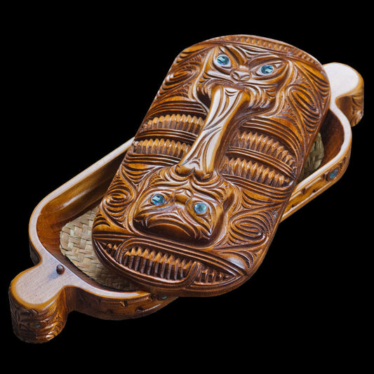 Large Carved Wakahuia