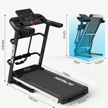 Treadmill multifunctional Electric Treadmill Foldable