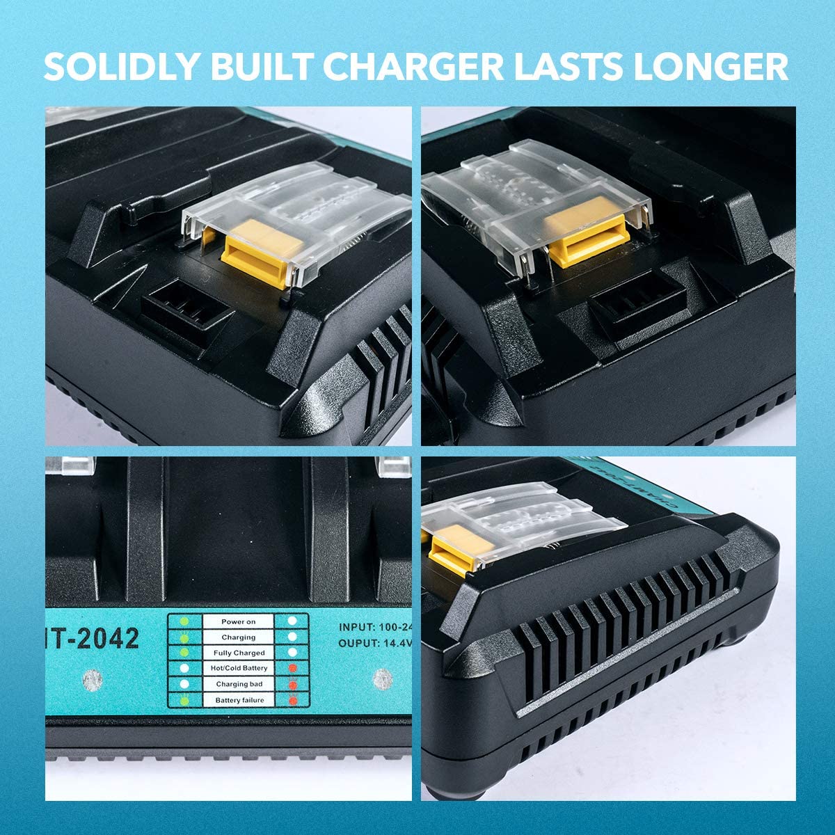 Makita Battery Charger DC18RD Dual Port Charger for Makita Battery