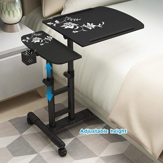 Overbed Laptop Table Desk Stand Adjustable
