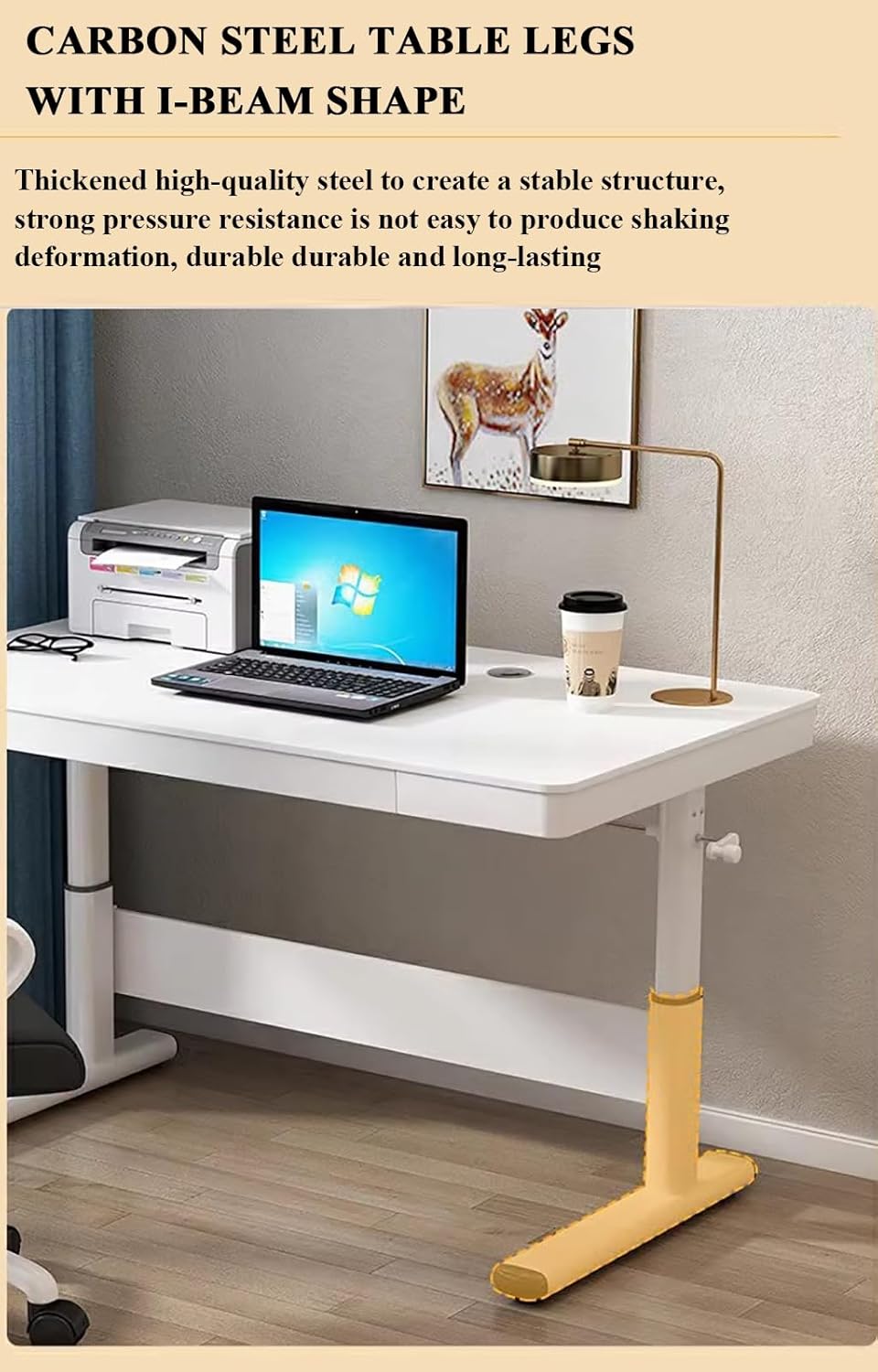 Height Adjustable Desk Table