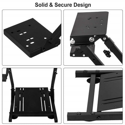 Gaming Racing Simulator Wheel Stand - Black