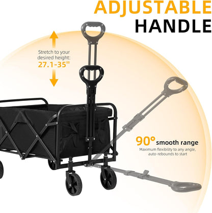Foldable Wagon, Beach Cart Trolley