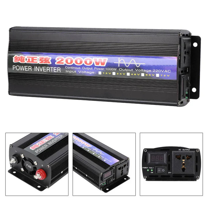 12V Pure Sine wave Car Inverter 2000W
