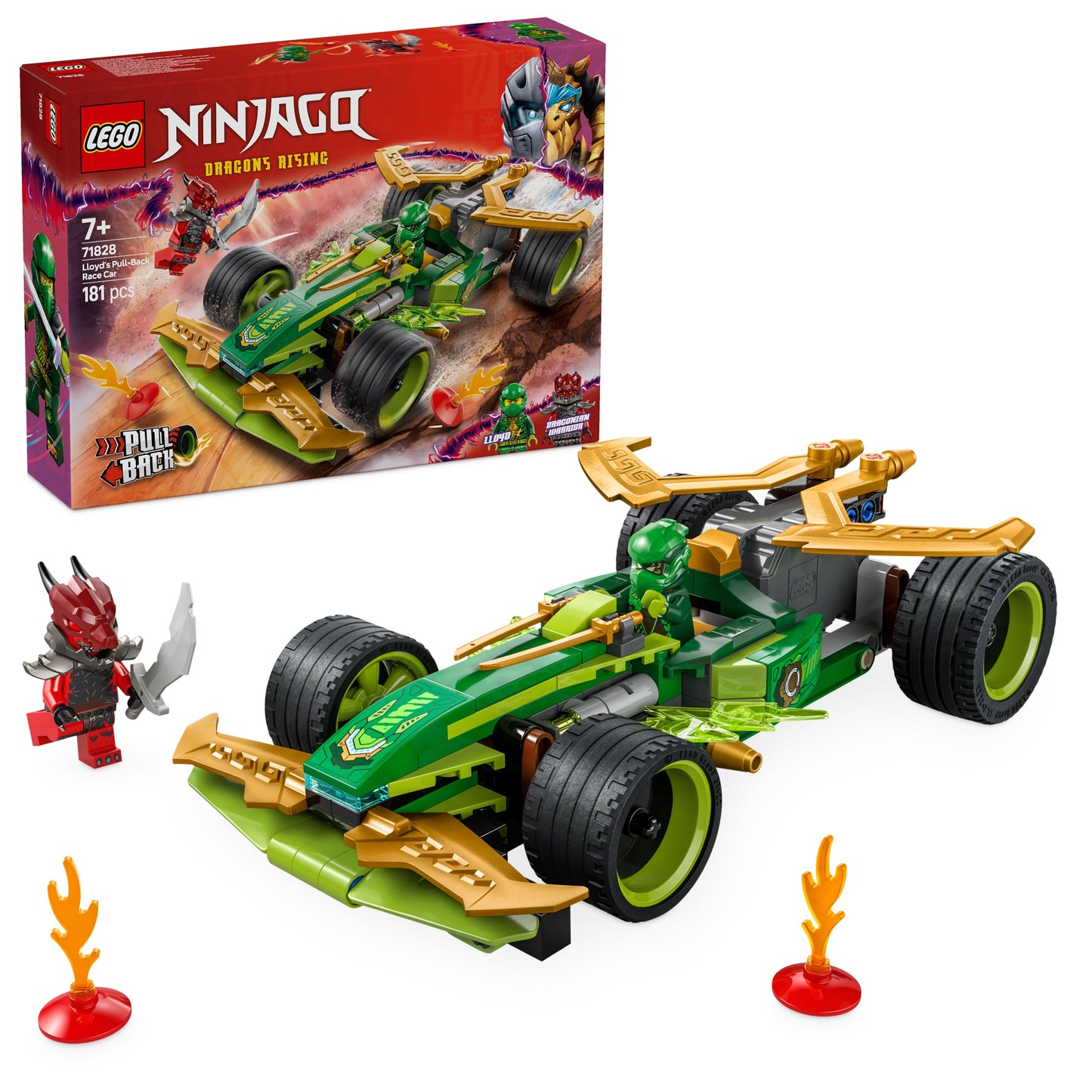 LEGO NINJAGO: Lloyds Pull Back Race Car (71828)