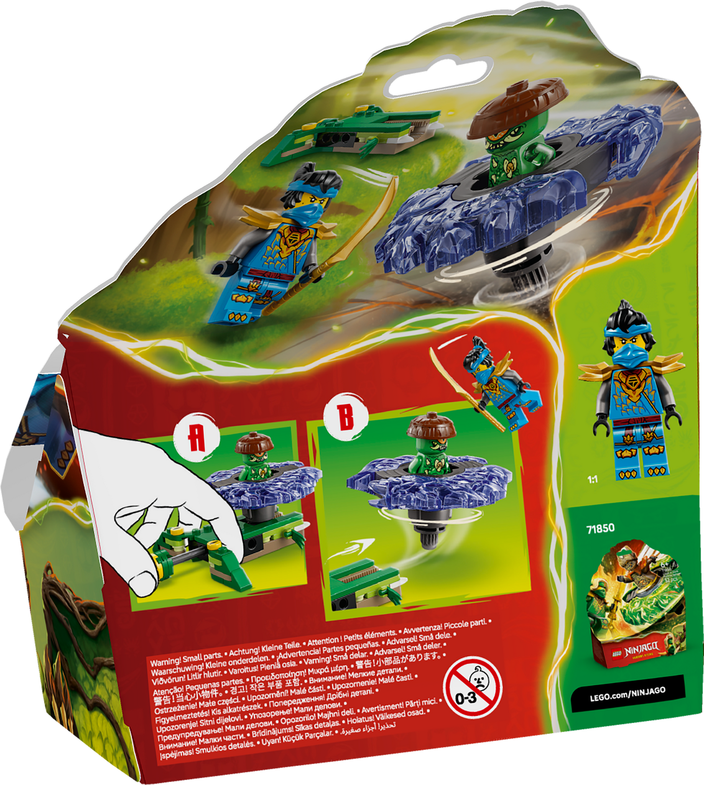 LEGO NINJAGO: Nya vs Mutation Monster Spinner (71849)