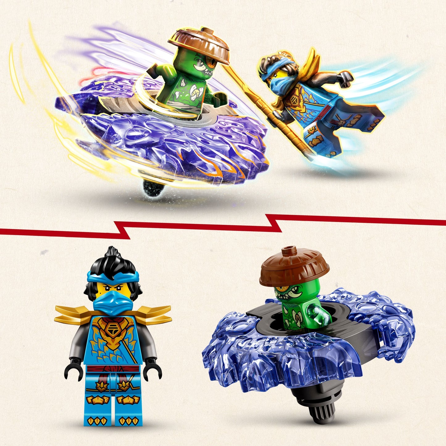 LEGO NINJAGO: Nya vs Mutation Monster Spinner (71849)