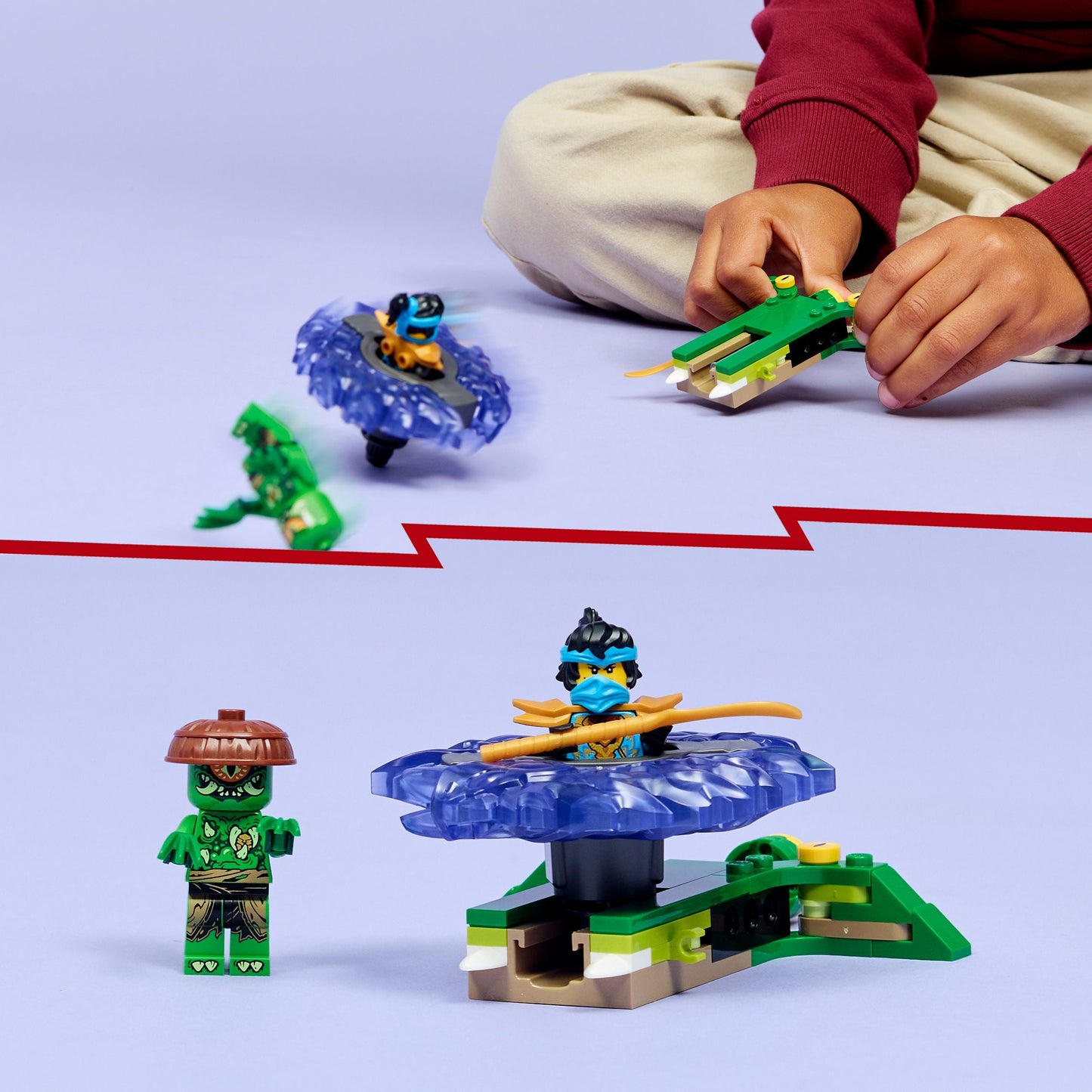 LEGO NINJAGO: Nya vs Mutation Monster Spinner (71849)