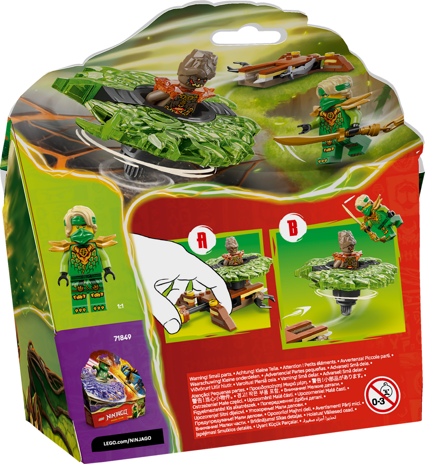 LEGO NINJAGO: Lloyd vs Earth Monster Spinner (71850)