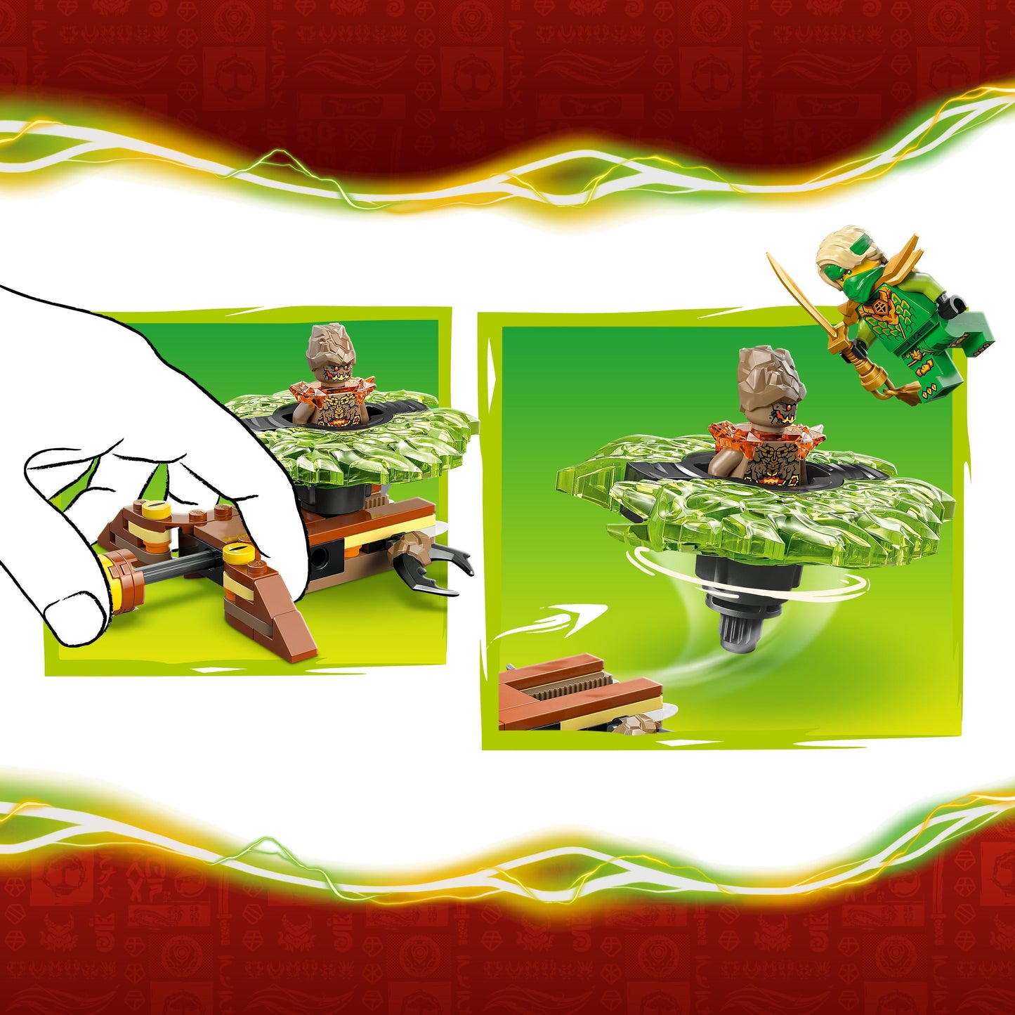LEGO NINJAGO: Lloyd vs Earth Monster Spinner (71850)