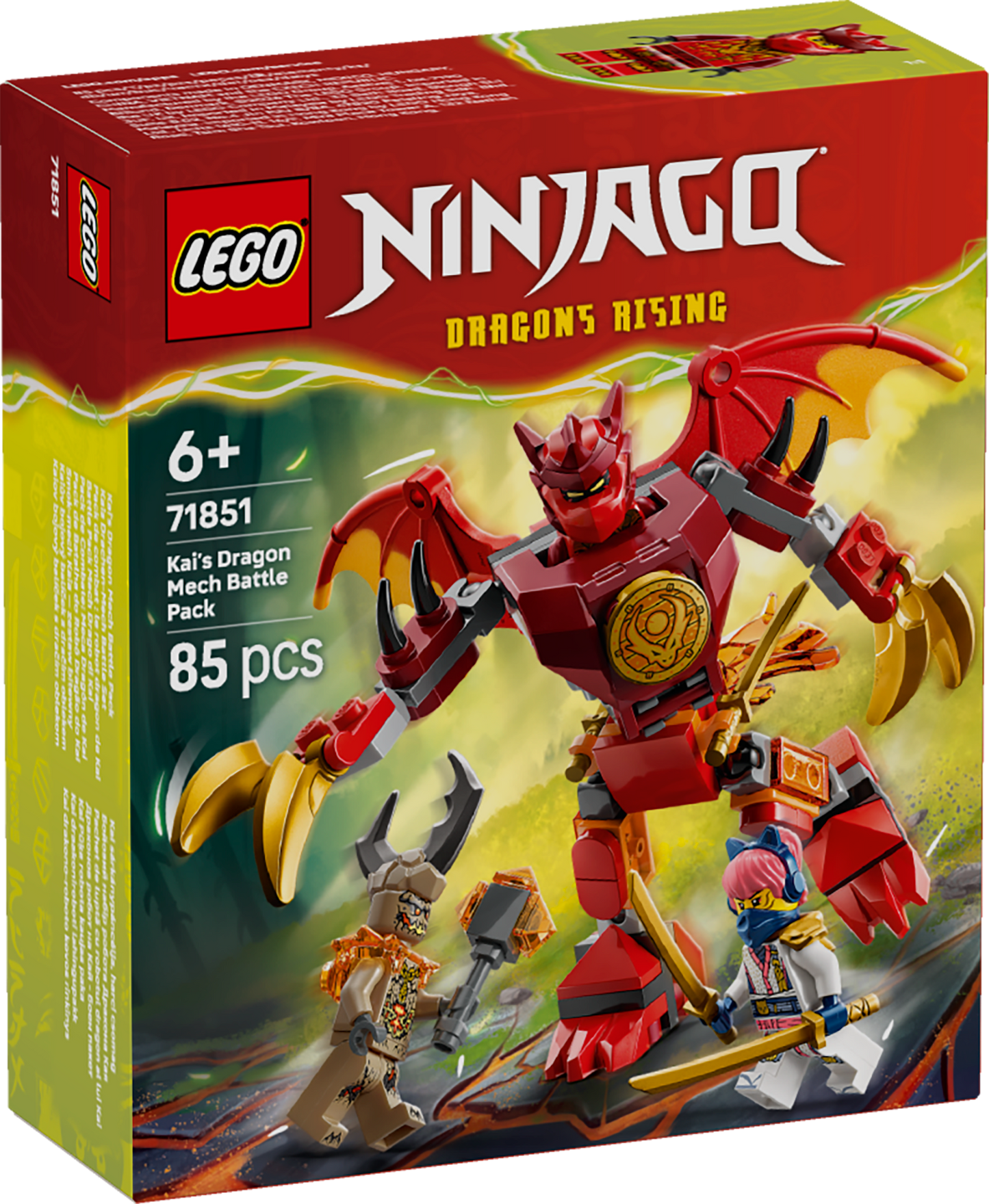 LEGO NINJAGO: Kais Dragon Mech Battle Pack (71851)