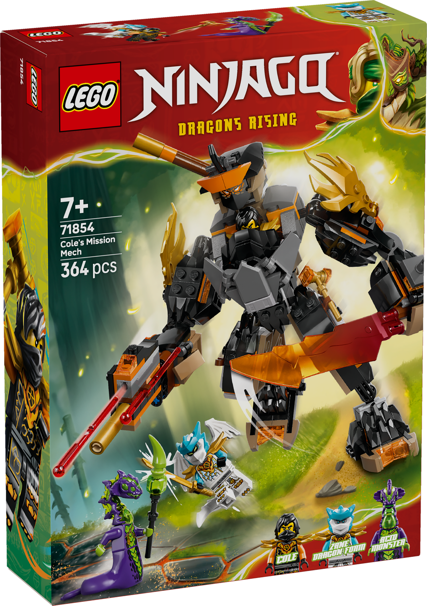 LEGO NINJAGO: Coles Mission Mech and Dragon Zane (71854)