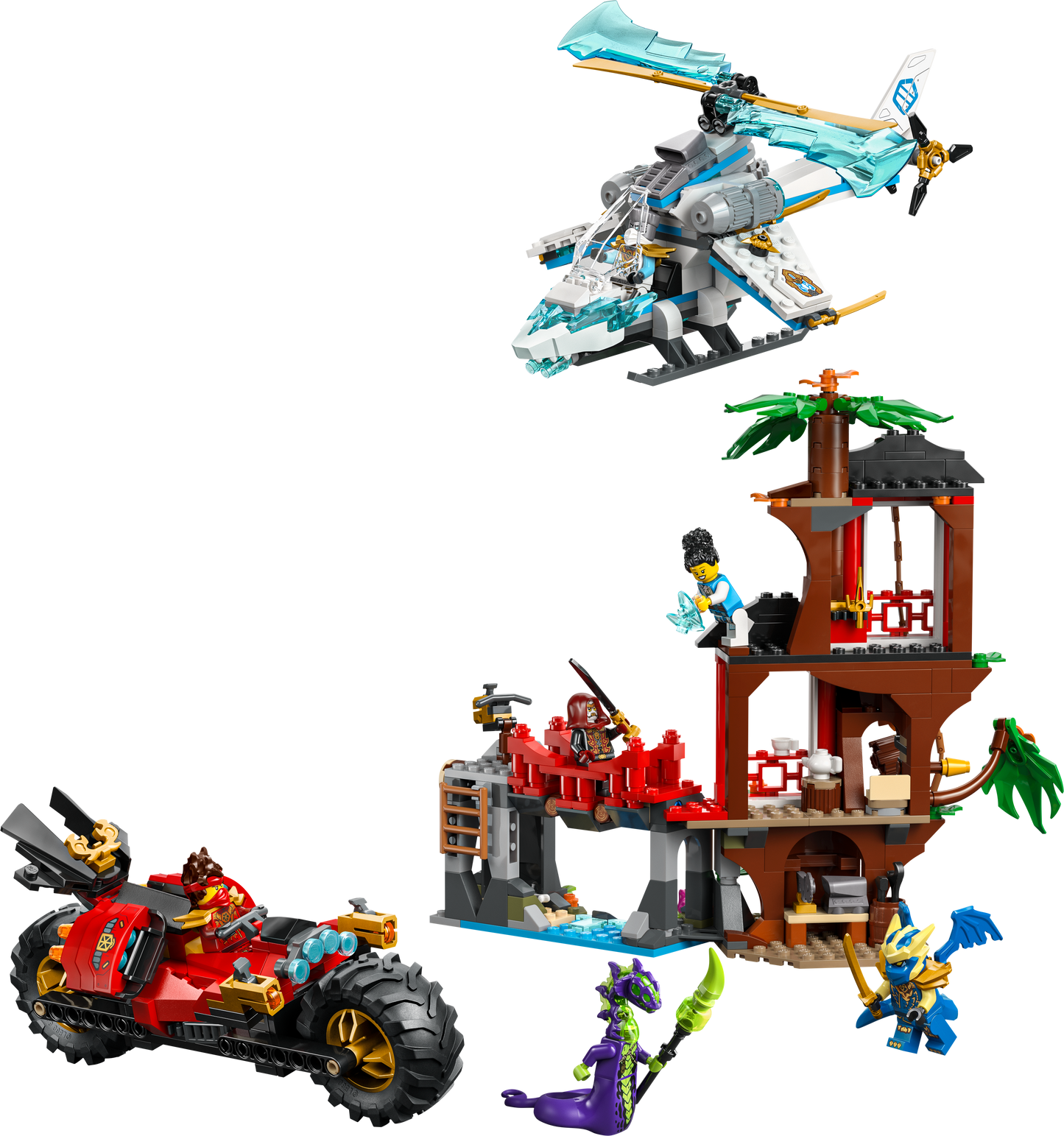 LEGO NINJAGO: Ninja Vehicle Tree House Battle (71857)