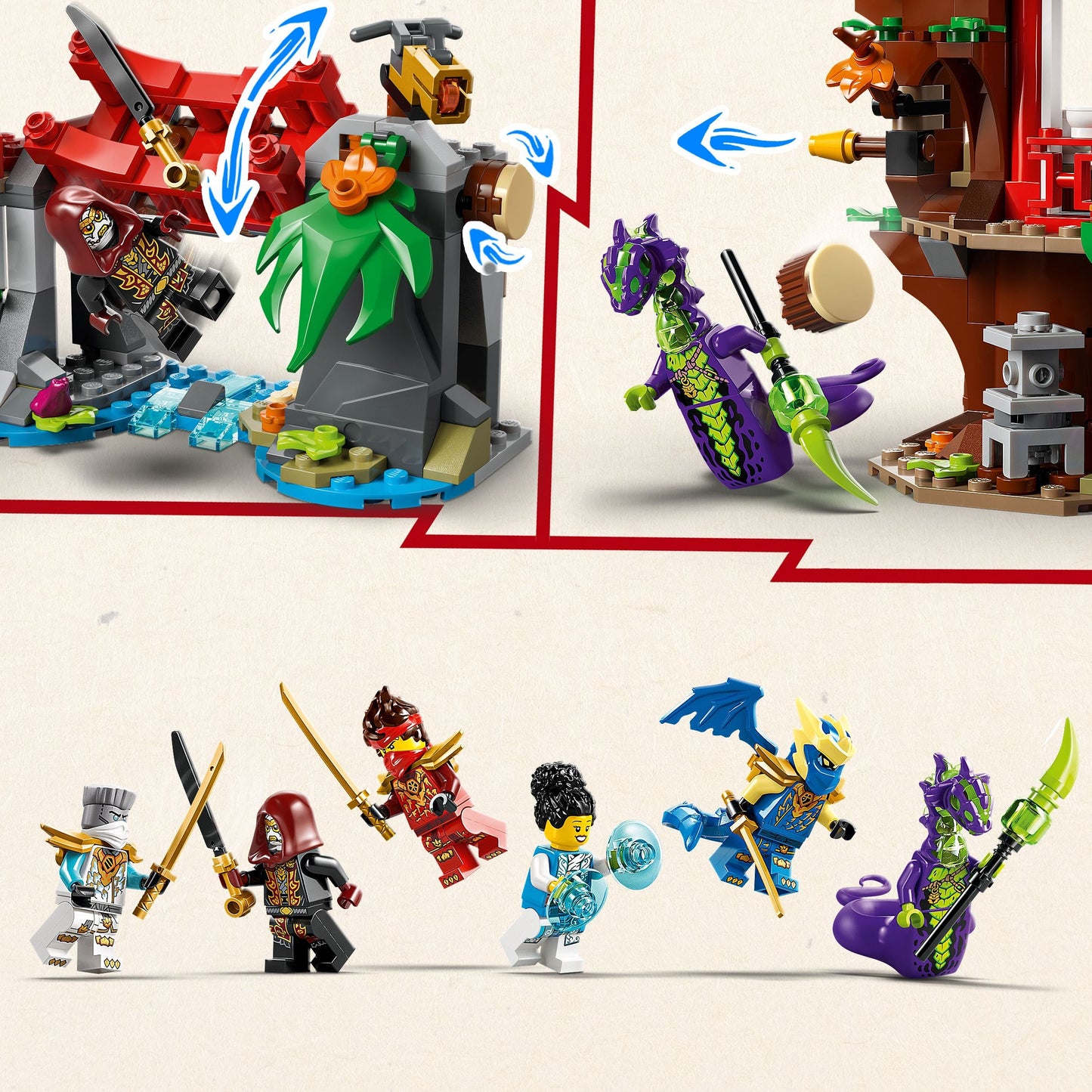 LEGO NINJAGO: Ninja Vehicle Tree House Battle (71857)