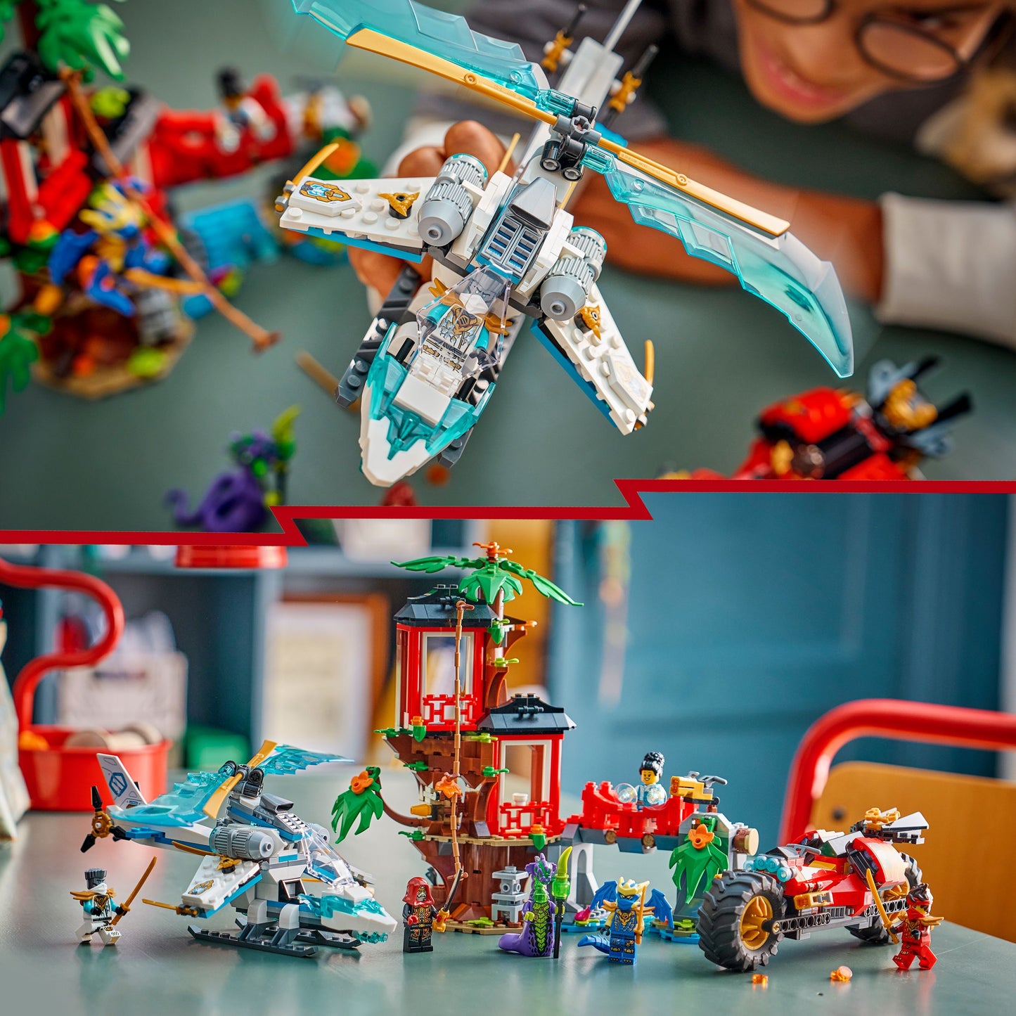 LEGO NINJAGO: Ninja Vehicle Tree House Battle (71857)