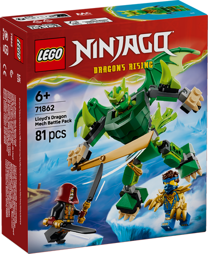 LEGO NINJAGO: Lloyds Dragon Mech Battle Pack (71862)
