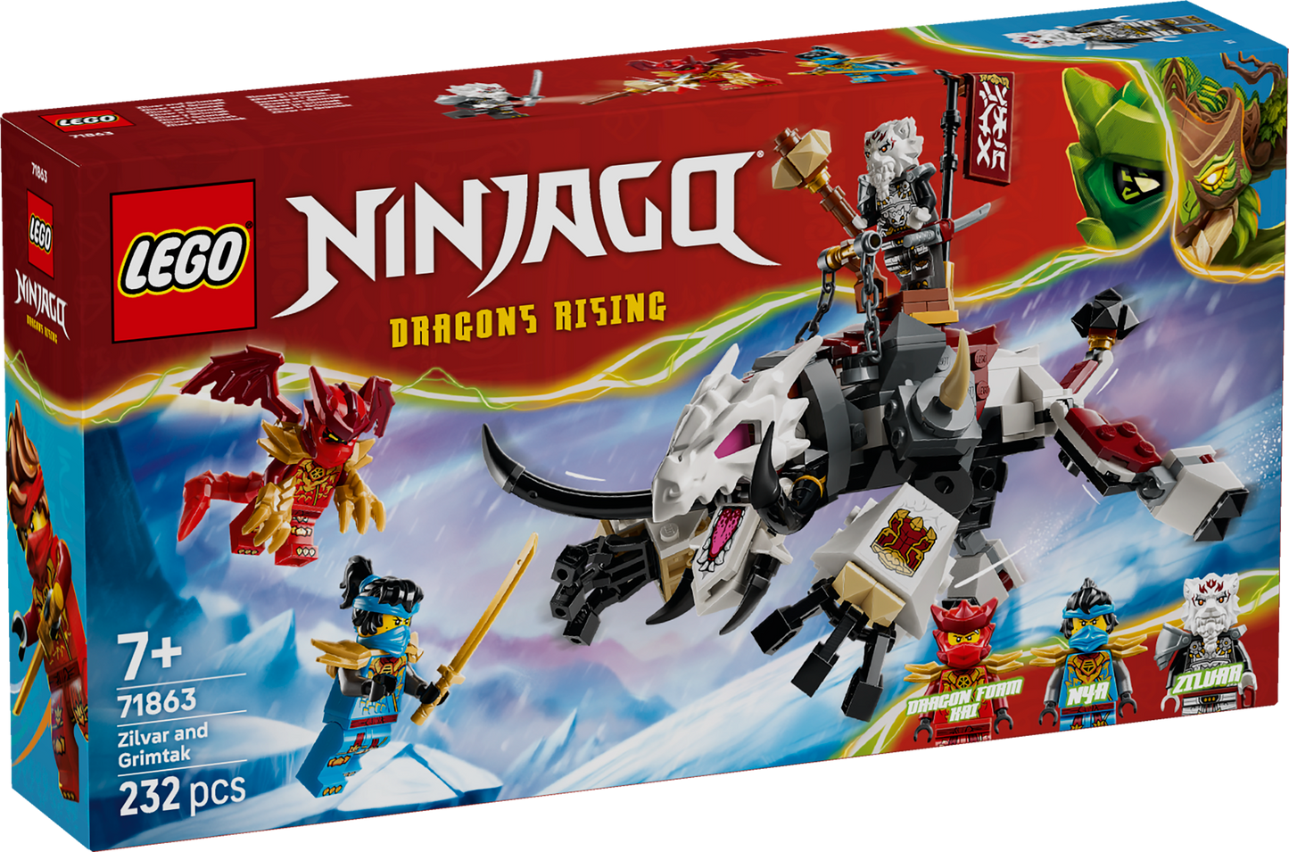 LEGO NINJAGO: Zilvar and Grimtak the Dragon Beast (71863)