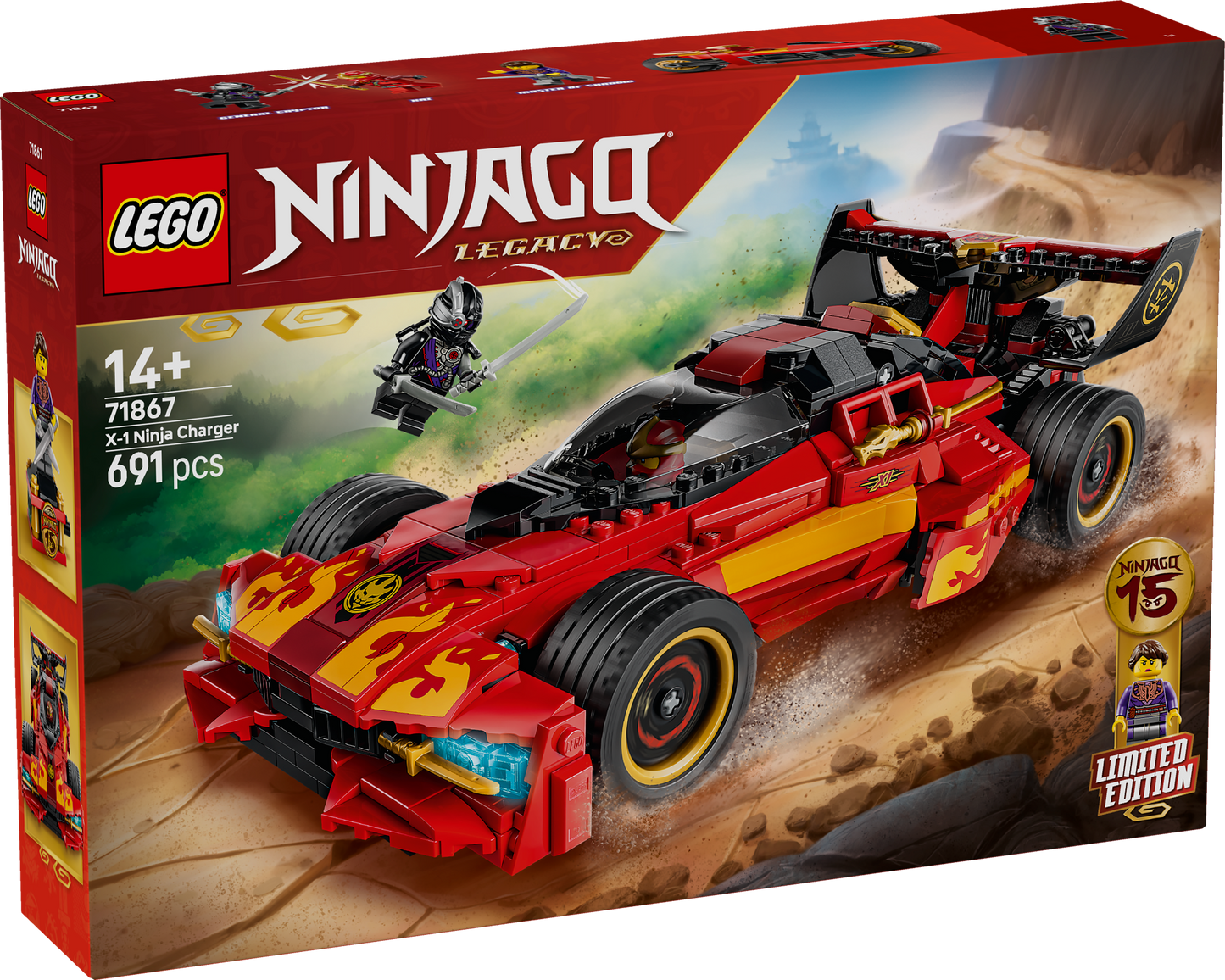 LEGO NINJAGO: X-1 Ninja Charger 15th Anniversary (71867)