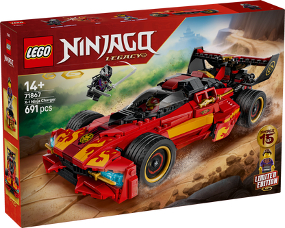 LEGO NINJAGO: X-1 Ninja Charger 15th Anniversary (71867)