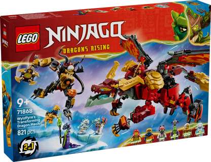 LEGO NINJAGO: Wyldfyre's Transforming Dragon Mech (71868)