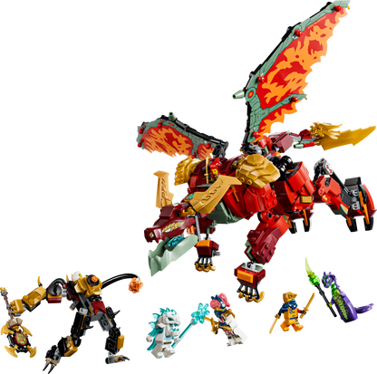 LEGO NINJAGO: Wyldfyre's Transforming Dragon Mech (71868)