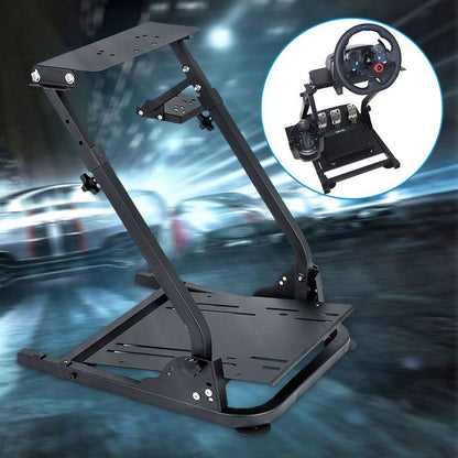 Gaming Racing Simulator Wheel Stand - Black