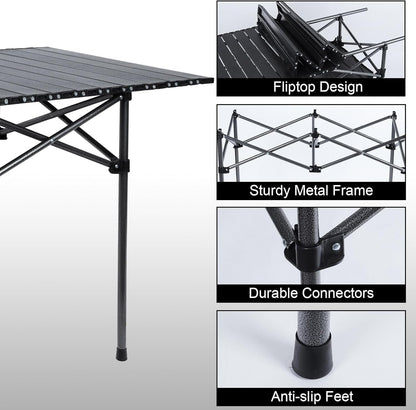 The Perfect Travel Camping Table – 95cm Foldable Outdoor Table