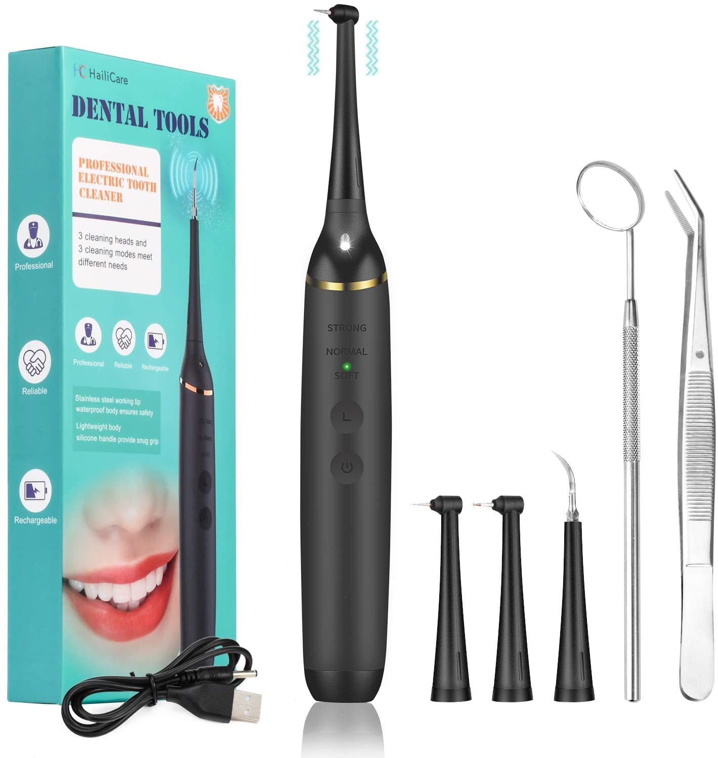 Electric Dental Calculus Remover Tooth Cleaner