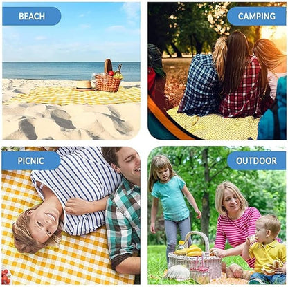 Waterproof Picnic Mat Blanket – 200 × 200 cm