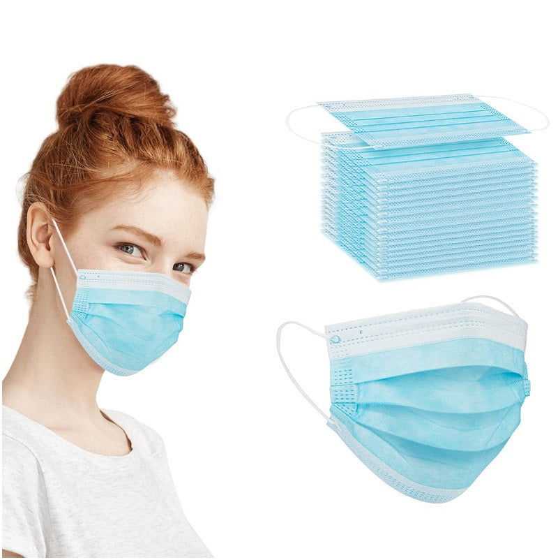 Face Mask 3-Ply Disposable Ear Loop  Face Marks 50PCS/pack