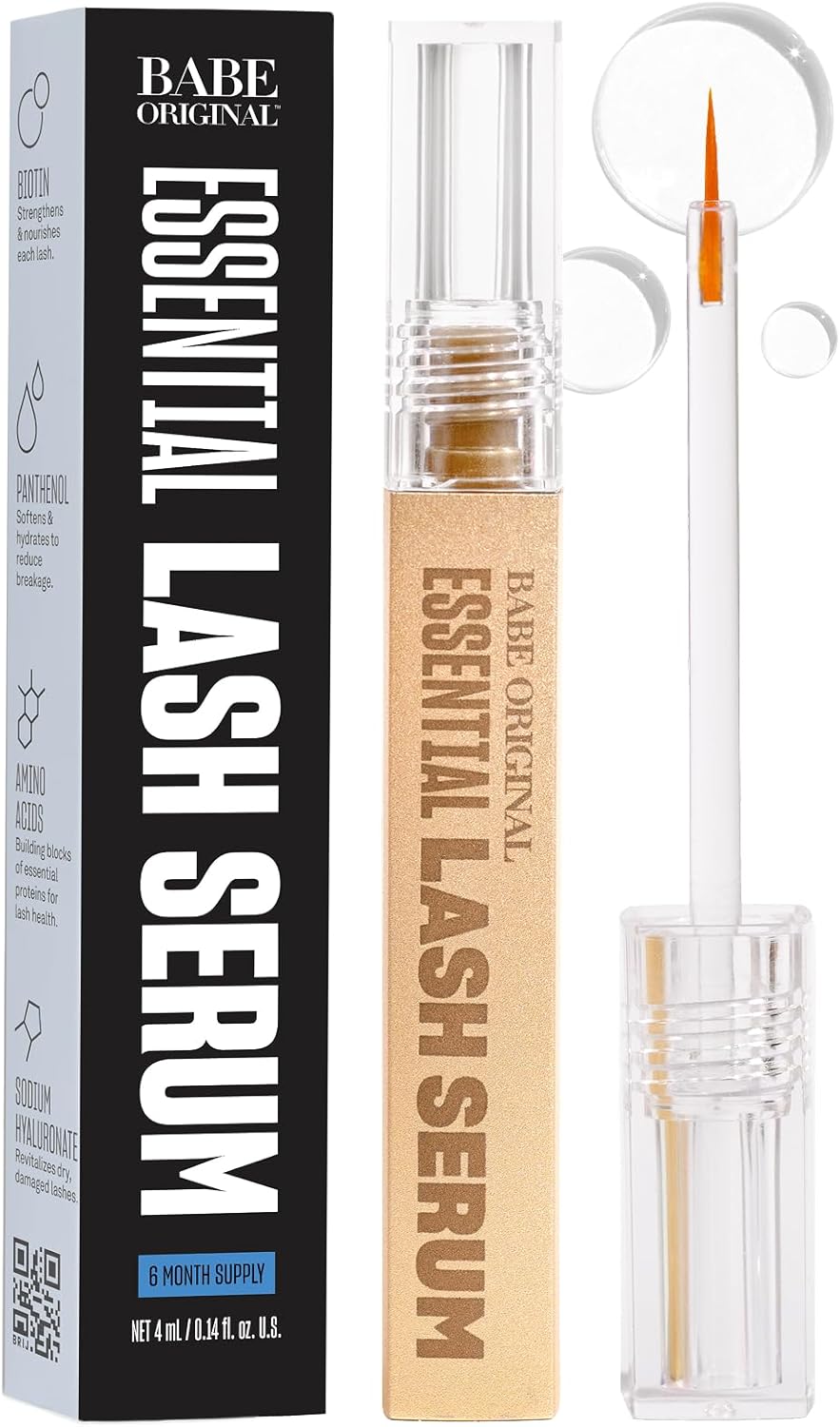 ORIGINAL Lash Eyelash Serum 4mL POWERFUL Brow & Lash Enhancing Formula for Beautiful, Strong Lashes